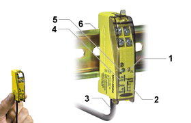 邦納 PICO-AMP MD14 系列 分離式光電傳感器