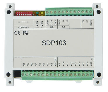 易控微網 SDP103 16路AI高性能Profibus DP從站IO模塊