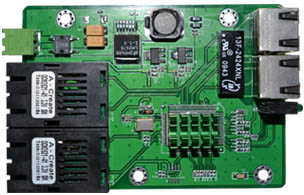 MIE-1204 2光2電以太網光纖交換機模塊