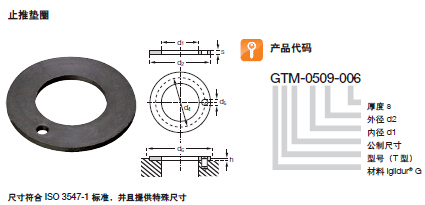 易格斯工程塑料止推墊圈GTM