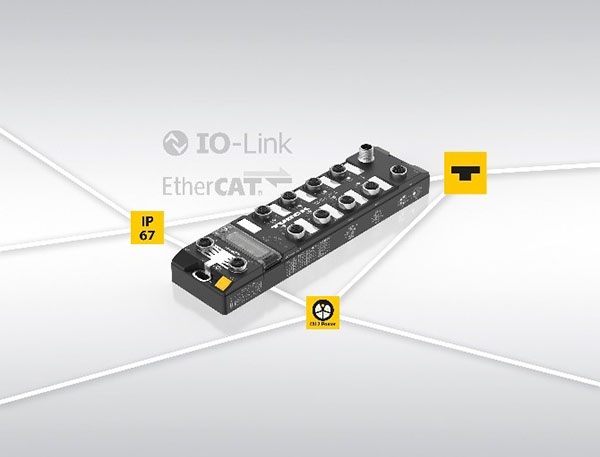 圖爾克帶8個IO-LINK主站的ETHERCAT BLOCK I/O模塊